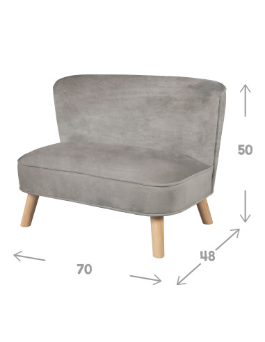 roba dziecięca sofa Lil Sofa szara W domu