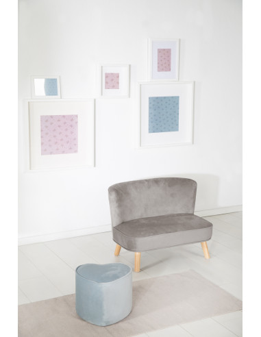 roba dziecięca sofa Lil Sofa szara W domu