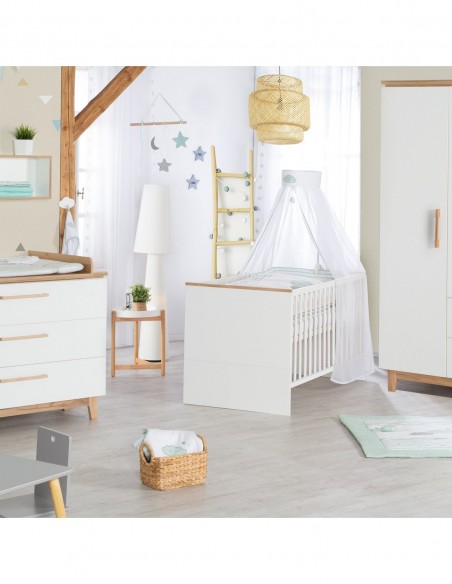 roba łóżeczko dziecięce 70 x 140 cm Finn W domu