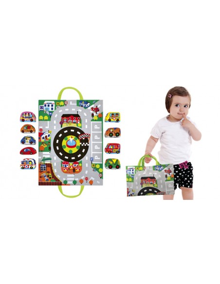 Mata z samochodzikami - miasto Edukacyjne