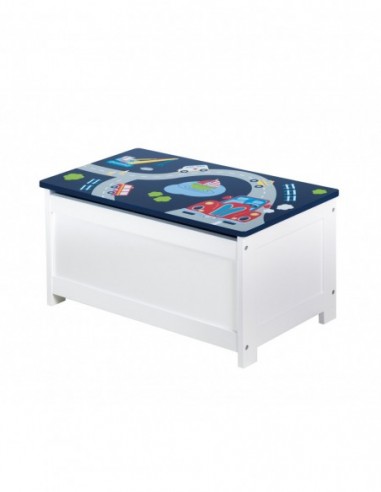 Roba Ławka, skrzynia na zabawki "kierowca wyścigowy" W domu