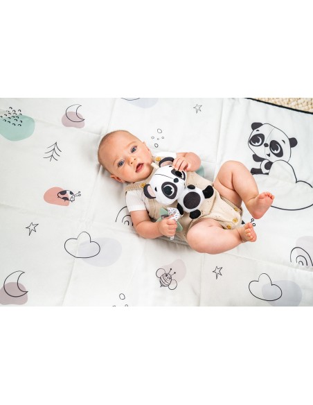 Zawieszka Tiny Smarts - Panda - Décor czarno-biała Do wózka dziecięcego
