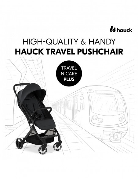 hauck wózek Travel N Care Plus Black Wózki dziecięce