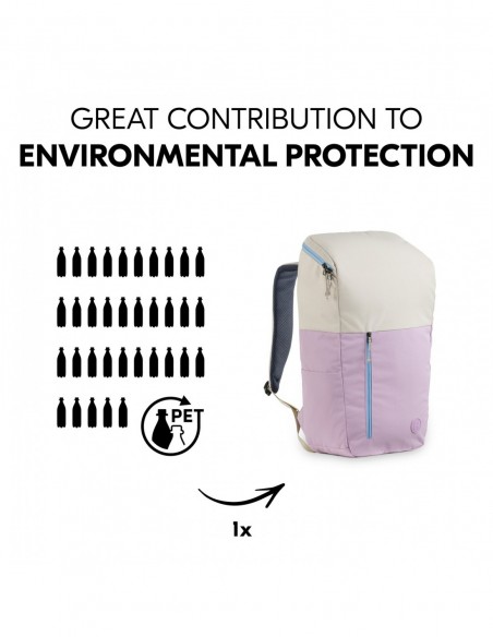 hauck plecak Pack N Walk Beige-Lavender Poza domem