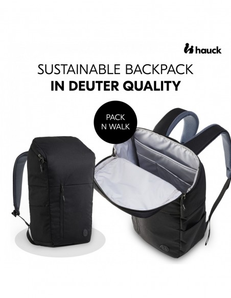 hauck plecak Pack N Walk Black Poza domem