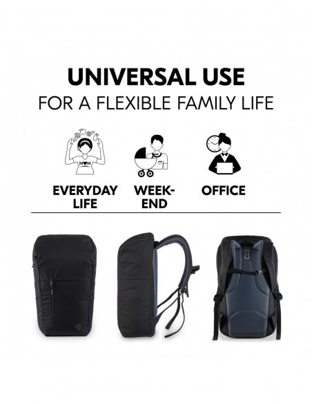 hauck plecak Pack N Walk Black Poza domem