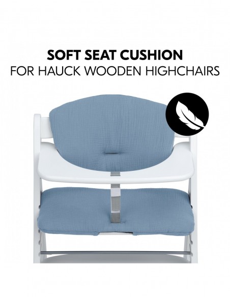 hauck poduszka do krzesełka Alpha+ Dusty Blue Krzesełka do karmienia