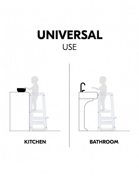 hauck pomocnik kuchenny Learn N Explore White W domu