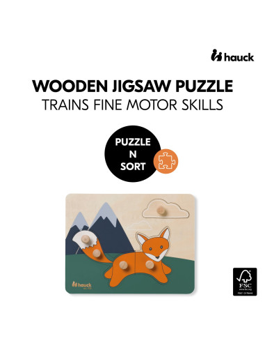 hauck Puzzle N Sort Fox Zabawki