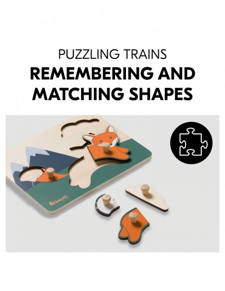 hauck Puzzle N Sort Fox Zabawki