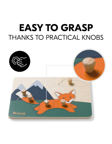 hauck Puzzle N Sort Fox Zabawki