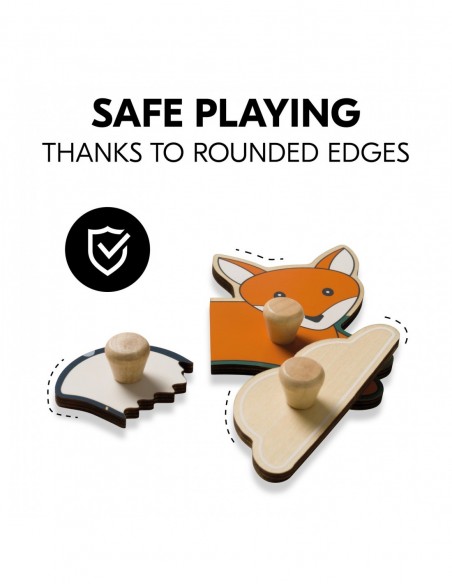 hauck Puzzle N Sort Fox Zabawki