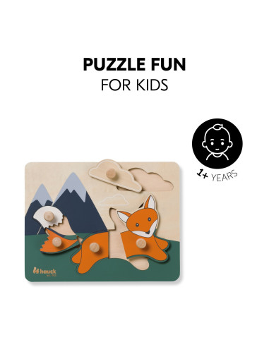 hauck Puzzle N Sort Fox Zabawki