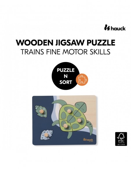 hauck Puzzle N Sort Turtle Zabawki