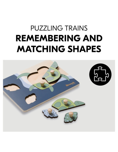 hauck Puzzle N Sort Turtle Zabawki