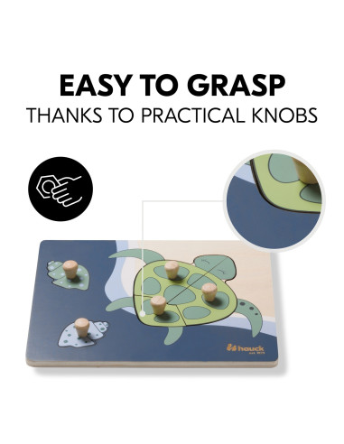 hauck Puzzle N Sort Turtle Zabawki