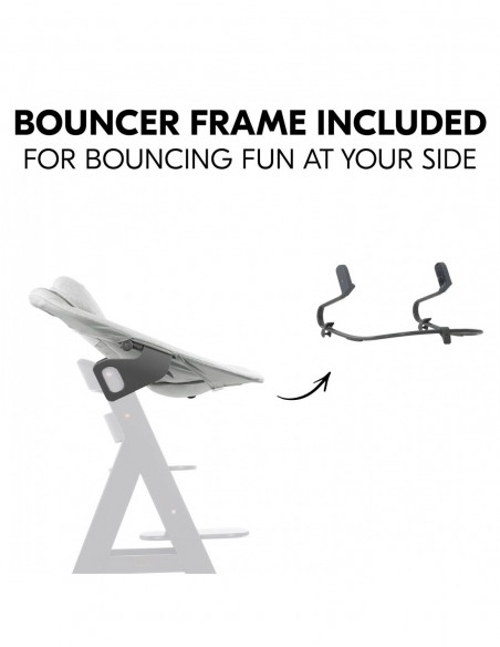 hauck leżaczek Alpha Premium Light Grey Krzesełka do karmienia