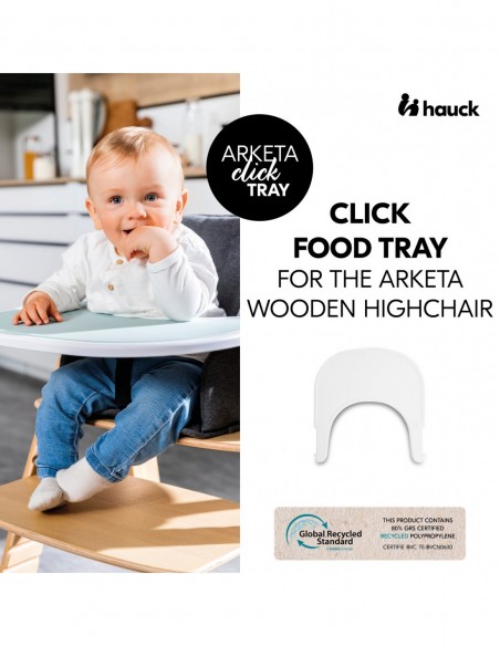 hauck tacka Arketa Click Tray White W domu