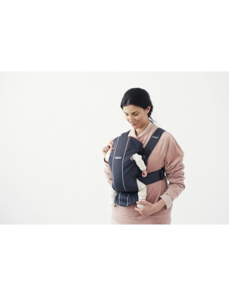 BABYBJORN MINI 3D Mesh - nosidełko, Antracytowy Nosidełka
