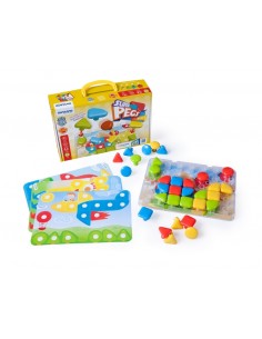 Tablica edukacyjna / Puzzle Superpegs - 32 elementy Edukacyjne