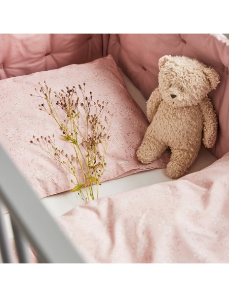 LEANDER - pościel niemowlęca Meadow, 70x100 cm, róż Pościel dla dzieci