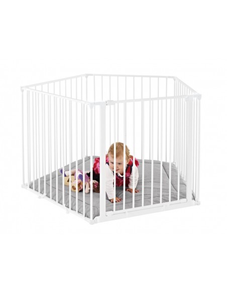 Baby Dan kojec Park A Kid - biały Bramki zabezpieczające