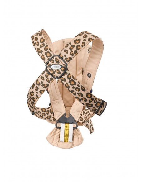 BABYBJORN MINI 3D Jersey – nosidełko, Beż/Leopard Nosidełka