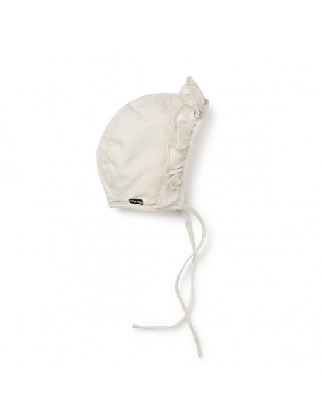Elodie Details - Czapka Winter Bonnet - Creamy White - 1-2 lata Czapki i rękawiczki