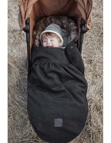 Elodie Details - wełniany śpiworek do wózka - Tweed Śpiworki i osłonki