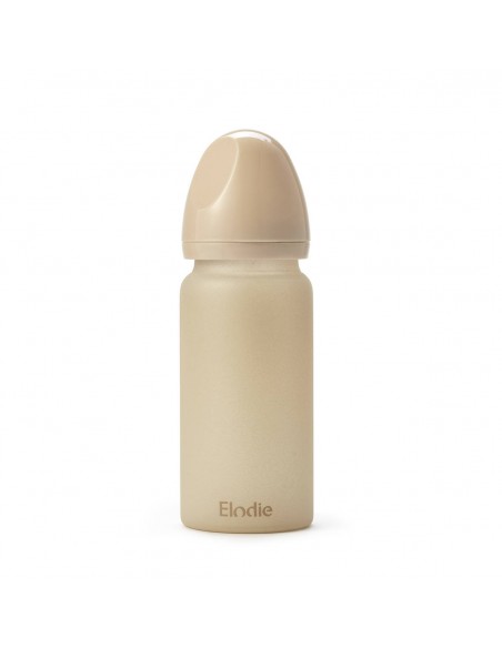 Elodie Details - szklana butelka do karmienia - Pure Khaki Naczynia i sztućce