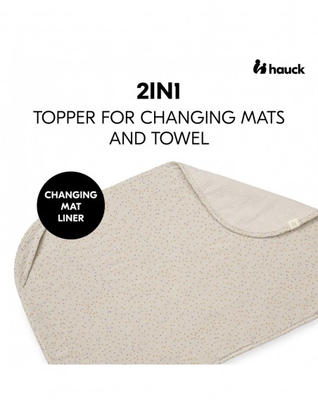 hauck mata do przeijania Liner Beige Dots W domu