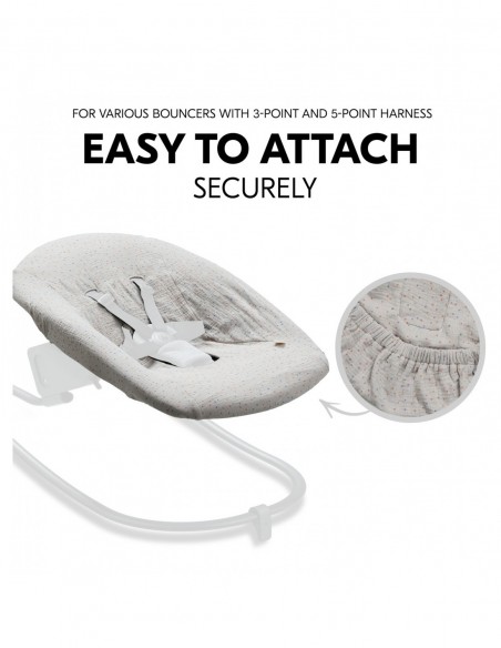 hauck pokrowiec na leżaczek Beige Dots W domu