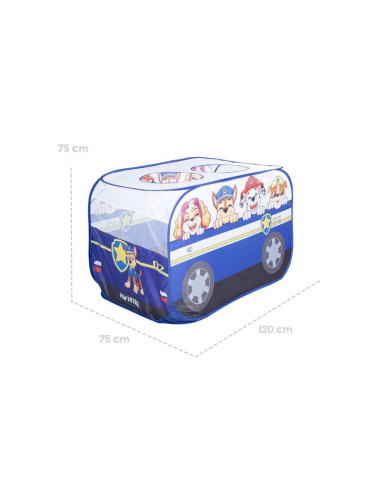 roba namiot autobus do zabawy Paw Patrol niebieski - wozkifoteliki.pl
