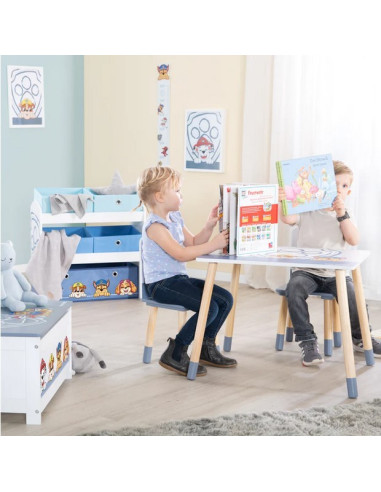 roba półka na zabawki "Paw Patrol" z 5 pojemnikami z tkaniny - wozk...
