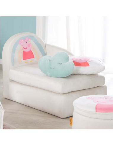 roba sofa dziecięca "Świnka Peppa" z podłokietnikiem - wozkifotelik...
