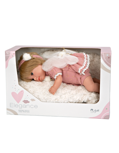 Munecas Arias lalka Sora Mariposa Elegance 35 cm z kocykiem - wozki...