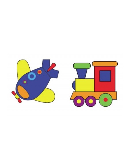 Dekoracje ścienne - Samolot i Lokomotywa Pozostałe