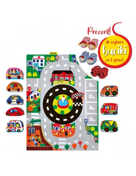 Mata z samochodzikami - miasto