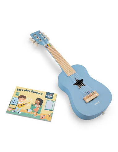 New Classic Toys Gitara niebieska