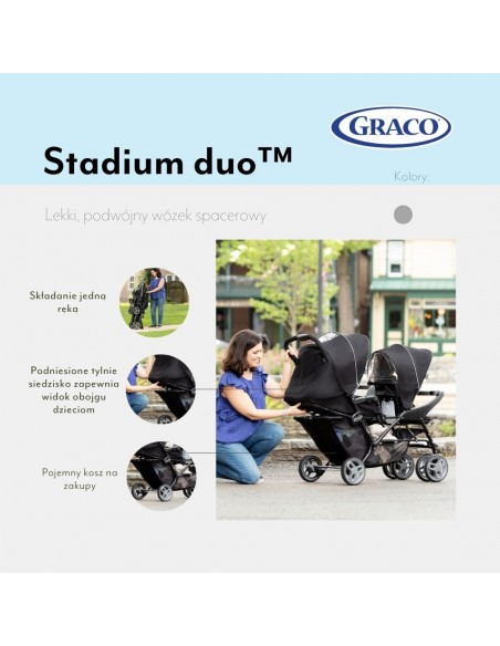 GRACO WOZEK STADIUM DUO BLACK GREY