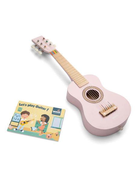 New Classic Toys Gitara różowa - wozkifoteliki.pl