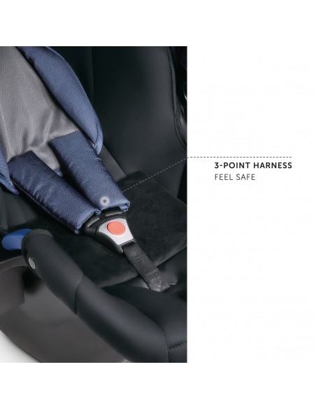hauck fotelik Comfort Fix denim/grey Foteliki 0-13 kg