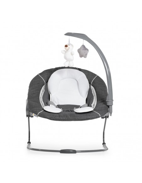 hauck leżaczek Alpha Bouncer Deluxe Melange grey Krzesełka do karmienia