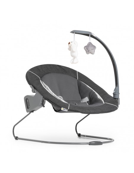 hauck leżaczek Alpha Bouncer Deluxe Melange grey Krzesełka do karmienia