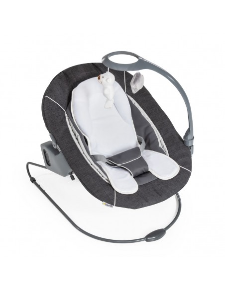 hauck leżaczek Alpha Bouncer Deluxe Melange grey Krzesełka do karmienia