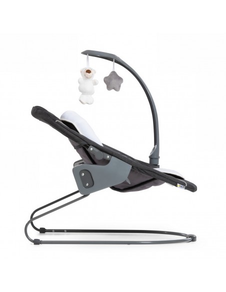 hauck leżaczek Alpha Bouncer Deluxe Melange grey Krzesełka do karmienia