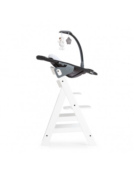 hauck leżaczek Alpha Bouncer Deluxe Melange grey Krzesełka do karmienia