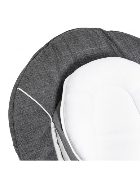 hauck leżaczek Alpha Bouncer Deluxe Melange grey Krzesełka do karmienia