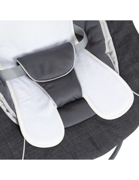 hauck leżaczek Alpha Bouncer Deluxe Melange grey Krzesełka do karmienia