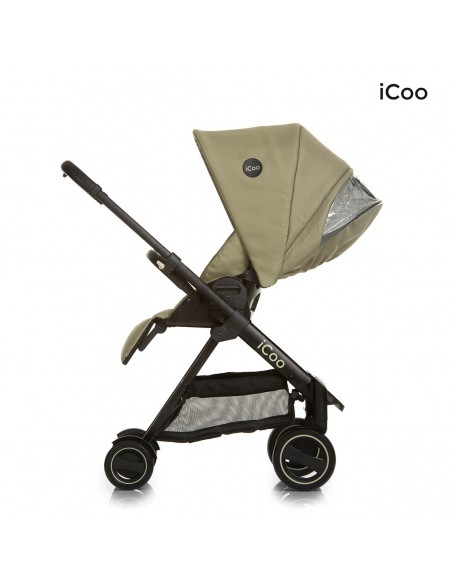 iCoo wózek 3w1 Acrobat XL Plus Trio Set Diamond Olive - Outlet Outlet